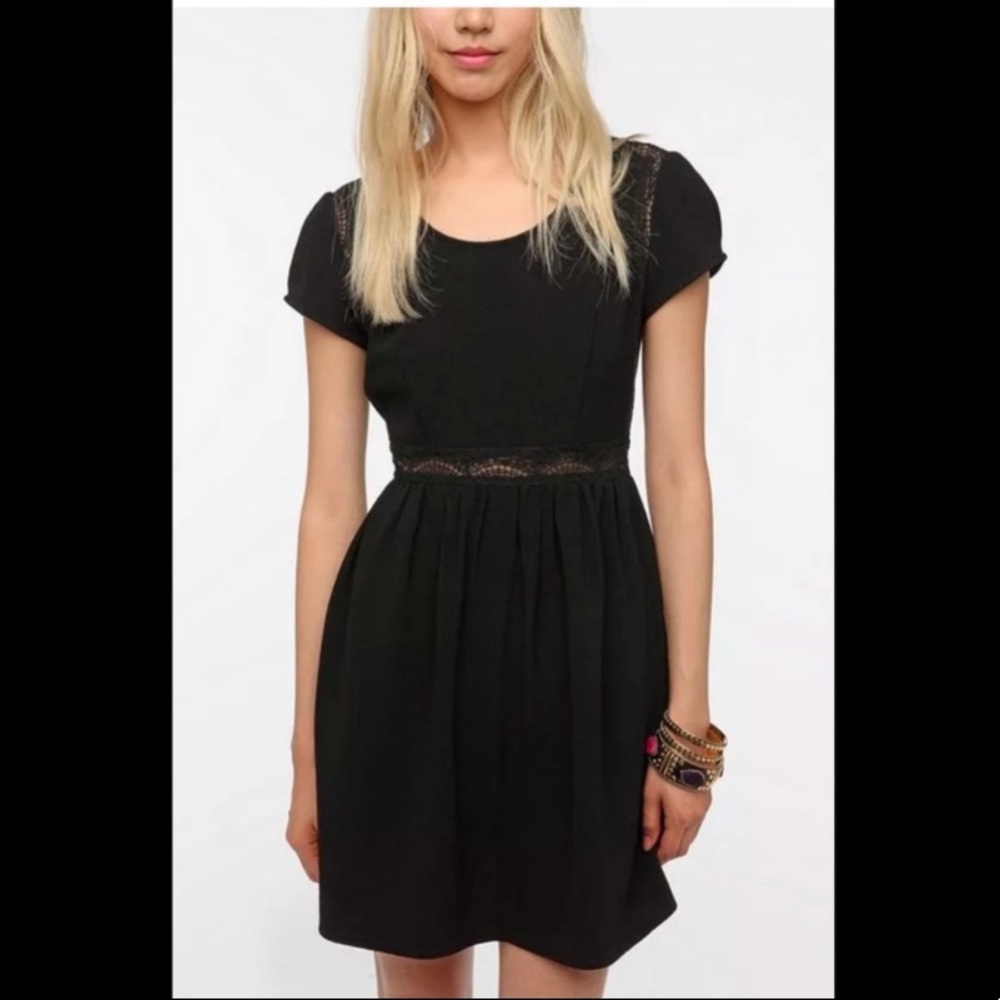 Urban Outfitters Pins and needles Black Lace Dress